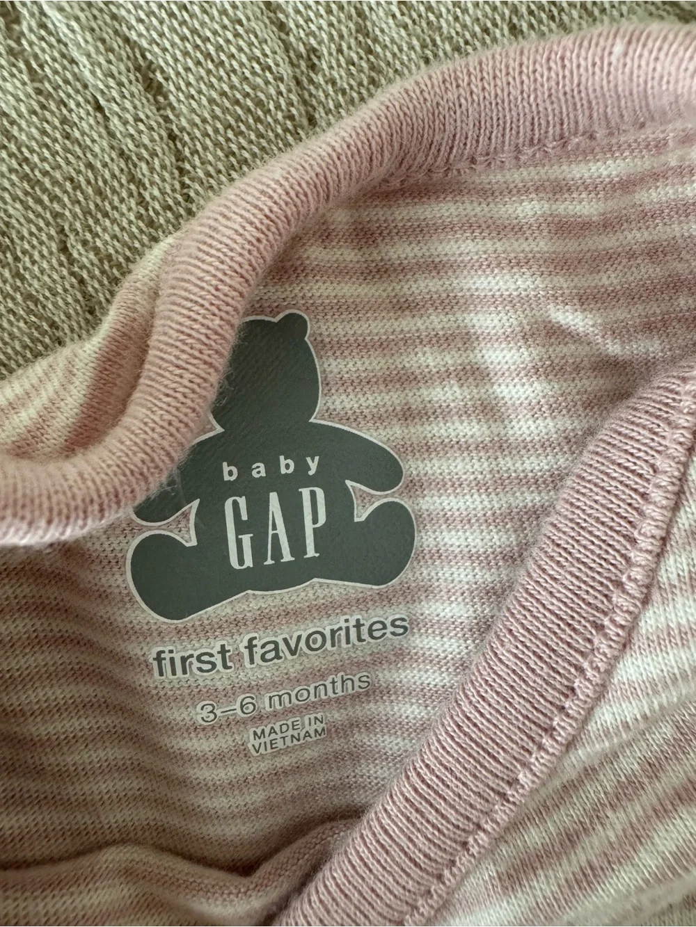 GAP Baby Onesie Bundle - White, Light Blue, Pink, Cream
